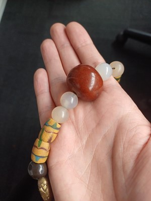 Lot 470 - A GROUP OF JAPANESE OJIME BEADS