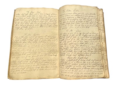 Lot 95 - Cookery Recipe Manuscript Book