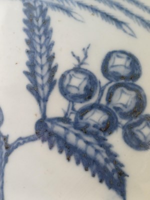Lot 52 - A CHINESE MING-STYLE BLUE AND WHITE PILGRIM FLASK