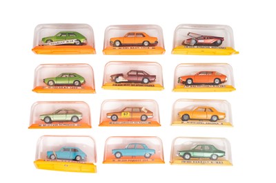 Lot 440 - A GROUP OF TWELVE PILEN DIECAST CARS