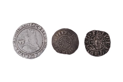 Lot 183 - A GROUP OF THREE HAMMERED SILVER COINS