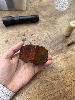 Lot 92 - THREE CHINESE ARCHAISTIC JADE CARVINGS