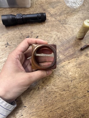 Lot 92 - THREE CHINESE ARCHAISTIC JADE CARVINGS