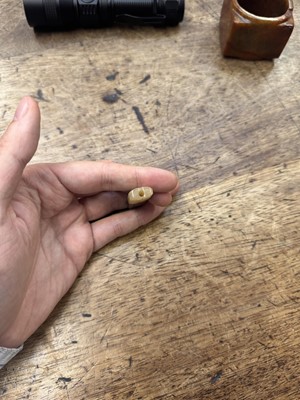 Lot 92 - THREE CHINESE ARCHAISTIC JADE CARVINGS