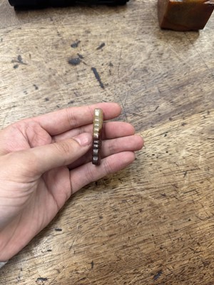 Lot 92 - THREE CHINESE ARCHAISTIC JADE CARVINGS