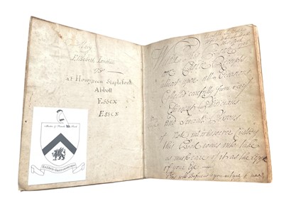 Lot 101 - Early 18th. Manuscript Recipe Book