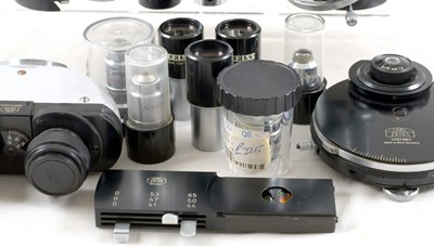 Lot 436 - Zeiss Microscope Objectives & Eyepieces.