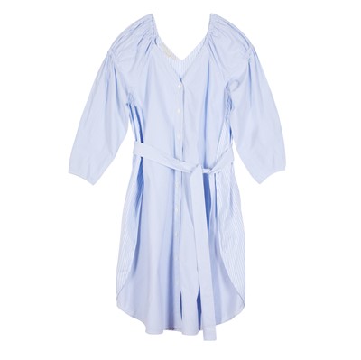 Lot 677 - Stella McCartney Blue Poplin Shirt Dress - Size 38