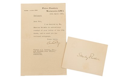 Lot 75 - Autograph Collection.- Incl. Winston Churchill