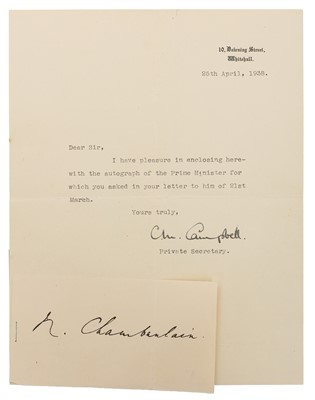 Lot 75 - Autograph Collection.- Incl. Winston Churchill