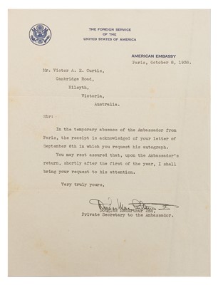 Lot 75 - Autograph Collection.- Incl. Winston Churchill