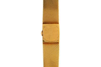 Lot 443 - Lady's Rolex Powered 18k Gold Bracelet Watch