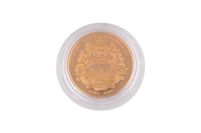 Lot 168 - A HONG KONG GOLD LUNER HONG KONG GOLD LUNER MEDAL-YEAR OF THE OX 1997