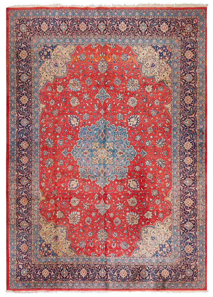 Lot 62 - A FINE SAROUK CARPET, WEST PERSIA