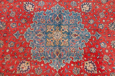 Lot 62 - A FINE SAROUK CARPET, WEST PERSIA