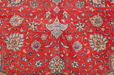 Lot 62 - A FINE SAROUK CARPET, WEST PERSIA