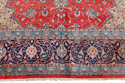Lot 62 - A FINE SAROUK CARPET, WEST PERSIA