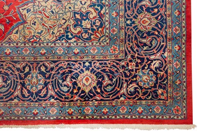 Lot 62 - A FINE SAROUK CARPET, WEST PERSIA