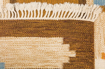 Lot 61 - A FINE SWEDISH KILIM