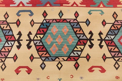 Lot 29 - A FINE TURKISH KILIM