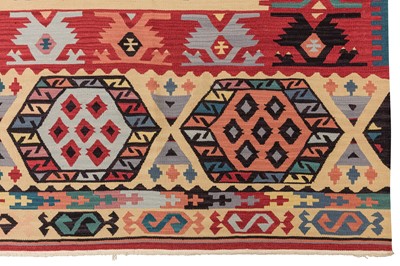 Lot 29 - A FINE TURKISH KILIM