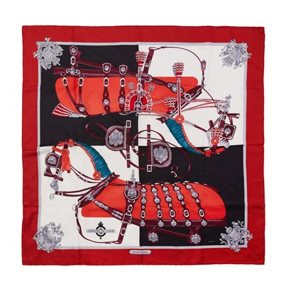 Lot 38 - Hermes 'Harnais De Cour' Silk Scarf 90