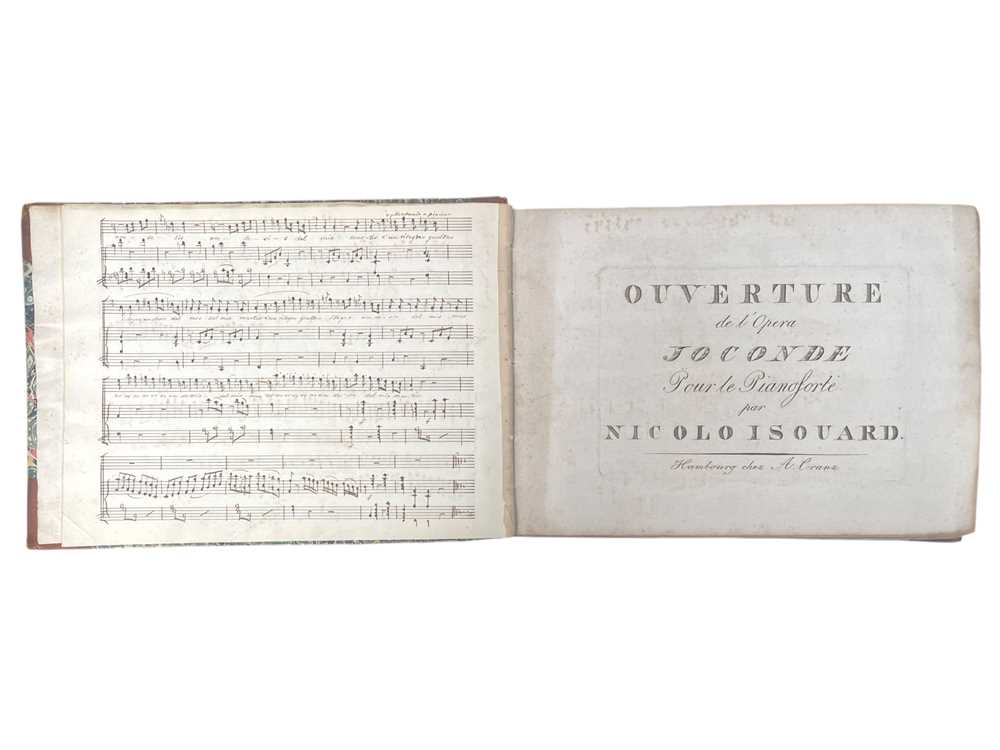 Lot 32 - Sammelband, manuscript and printed pieces for solo piano and voice, c. 1815.