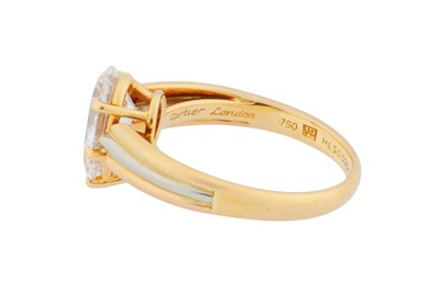 Lot 318 - Cartier Ι A single-stone diamond ring, circa 1995