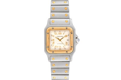 Lot 438 - Cartier Santos Galbee Automatic 'Millennium' Bracelet Watch