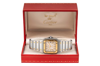 Lot 438 - Cartier Santos Galbee Automatic 'Millennium' Bracelet Watch
