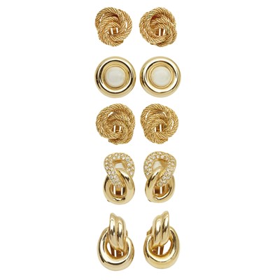 Lot 598 - Grosse Clip On Earring Collection