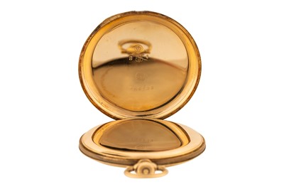 Lot 469 - IWC - 14k Gold Open-Faced Pocket Watch