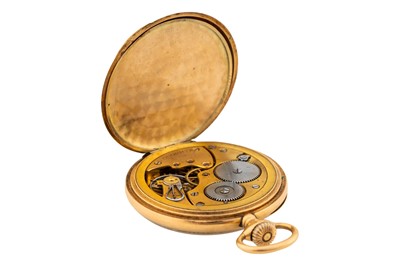 Lot 470 - Longines 14k Gold Open-Faced Pocket Watch