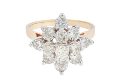 Lot 264 - A diamond cocktail ring