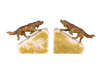 Lot 128 - A PAIR OF ART DECO BOOKENDS