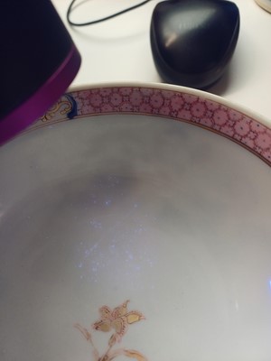 Lot 43 - A rare Chinese export 'eggshell' 'European subject' bowl, Qing dynasty, Yongzheng period