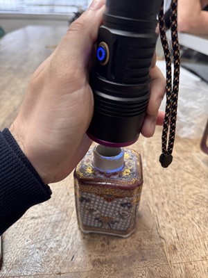 Lot 56 - A fine Chinese export armorial 'Grice/Harper' tea caddy, Qing dynasty, Yongzheng period