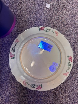 Lot 51 - A pair of fine Chinese export foliate dishes, Qing dynasty, Yongzheng period, circa 1730