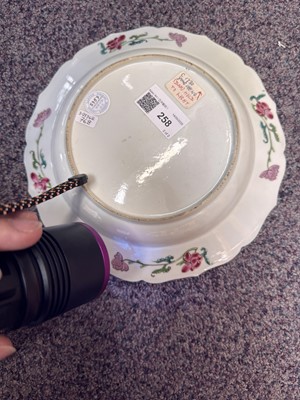 Lot 51 - A pair of fine Chinese export foliate dishes, Qing dynasty, Yongzheng period, circa 1730