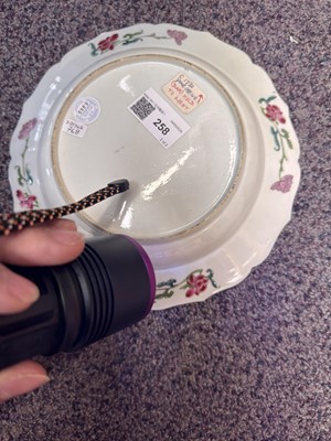 Lot 51 - A pair of fine Chinese export foliate dishes, Qing dynasty, Yongzheng period, circa 1730