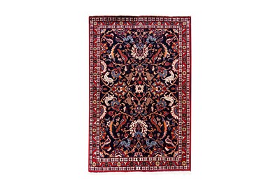 Lot 162 - A FINE MESHED RUG, NORTH-EAST PERSIA