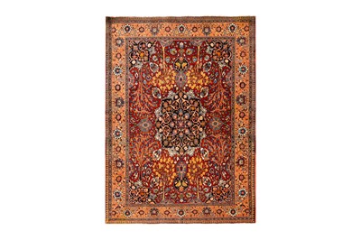 Lot 157 - A FINE ANTIQUE TABRIZ RUG, NORTH-WEST PERSIA