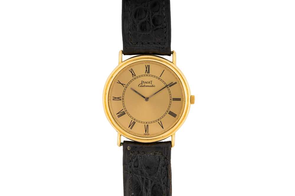 Lot 414 - Men's Piaget 18k Gold Automatic Dress Watch
