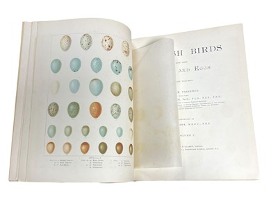 Lot 199 - ARTHUR G. BUTLER, BRITISH BIRDS WITH THEIR NESTS AND EGGS, 1896 - 98