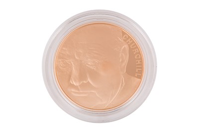 Lot 23 - ELIZABETH II - FIVE POUNDS 'CHURCHILL'