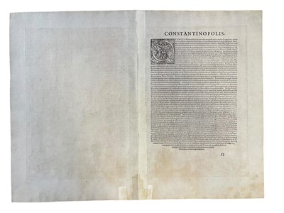 Lot 43 - Braun (Georg) & Hogenberg (Franz) Byzantium nunc Constantinopolis