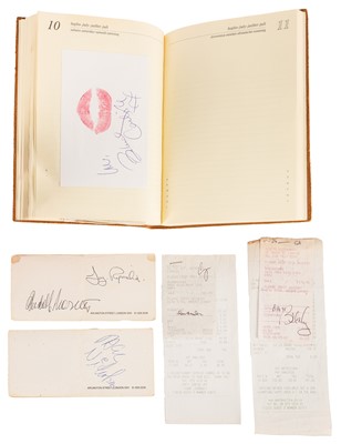 Lot 45 - Autograph Album.- Incl. Roger Moore