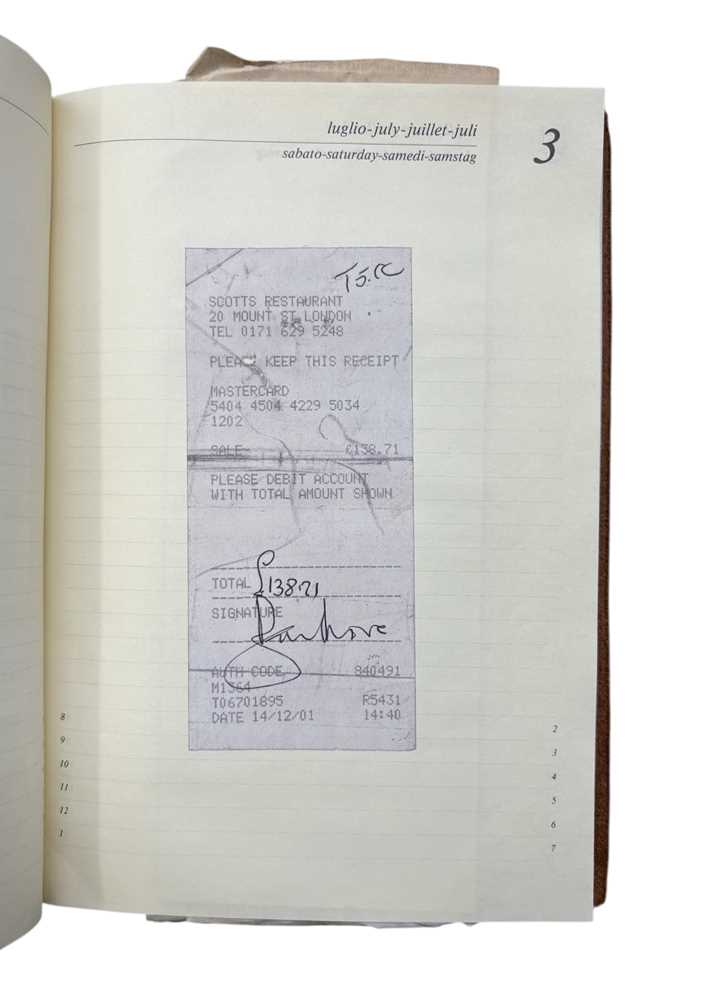 Lot 45 - Autograph Album.- Incl. Roger Moore