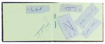 Lot 37 - Autograph Album.- Incl. Anthony Hopkins