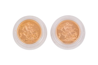 Lot 65 - ELIZABETH II - FULL SOVEREIGN GOLD COINS (X2)